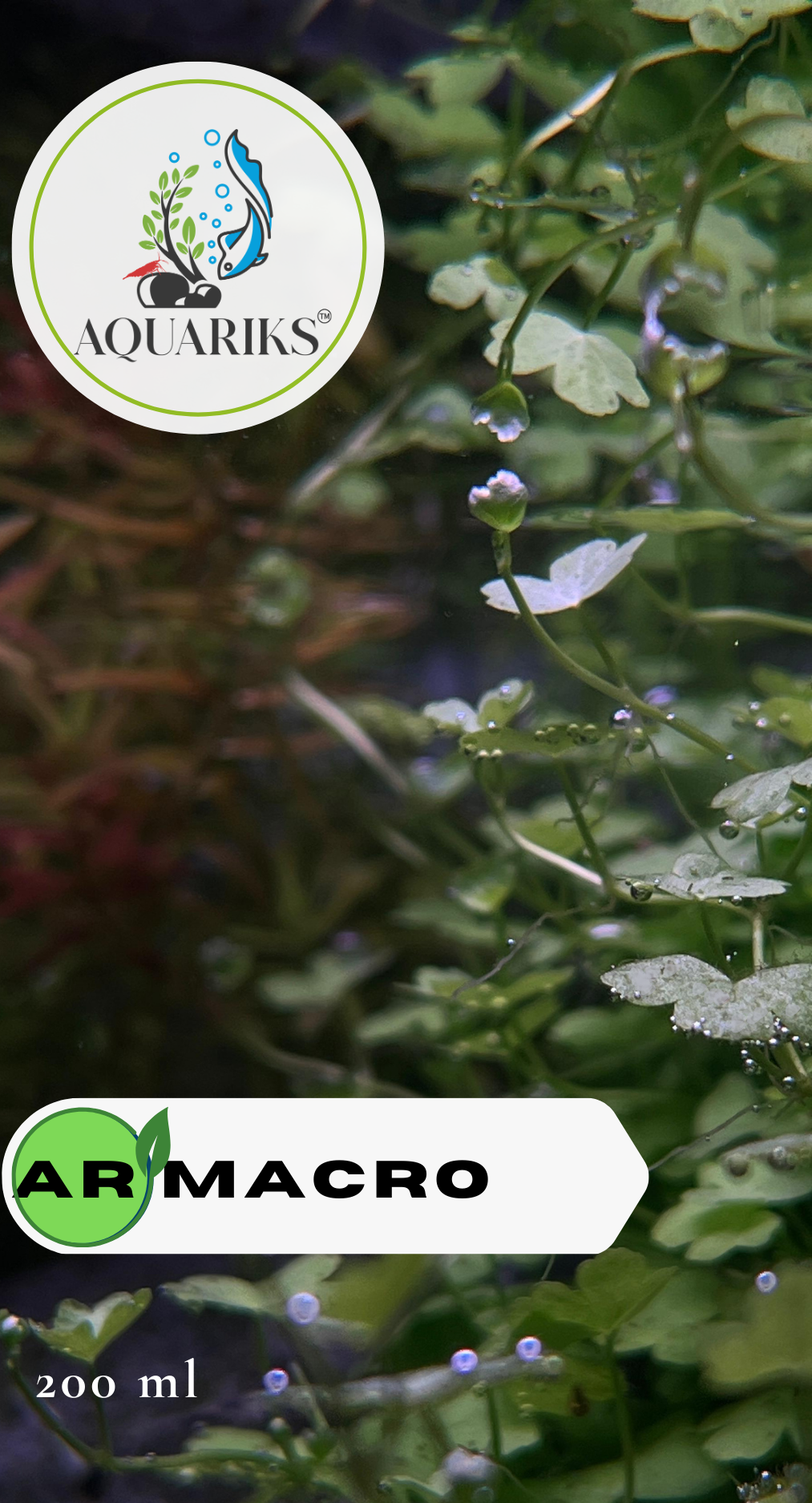 AQUARIKS AR MACRO PLANTED AQUARIUM FERTILIZER , 200ml