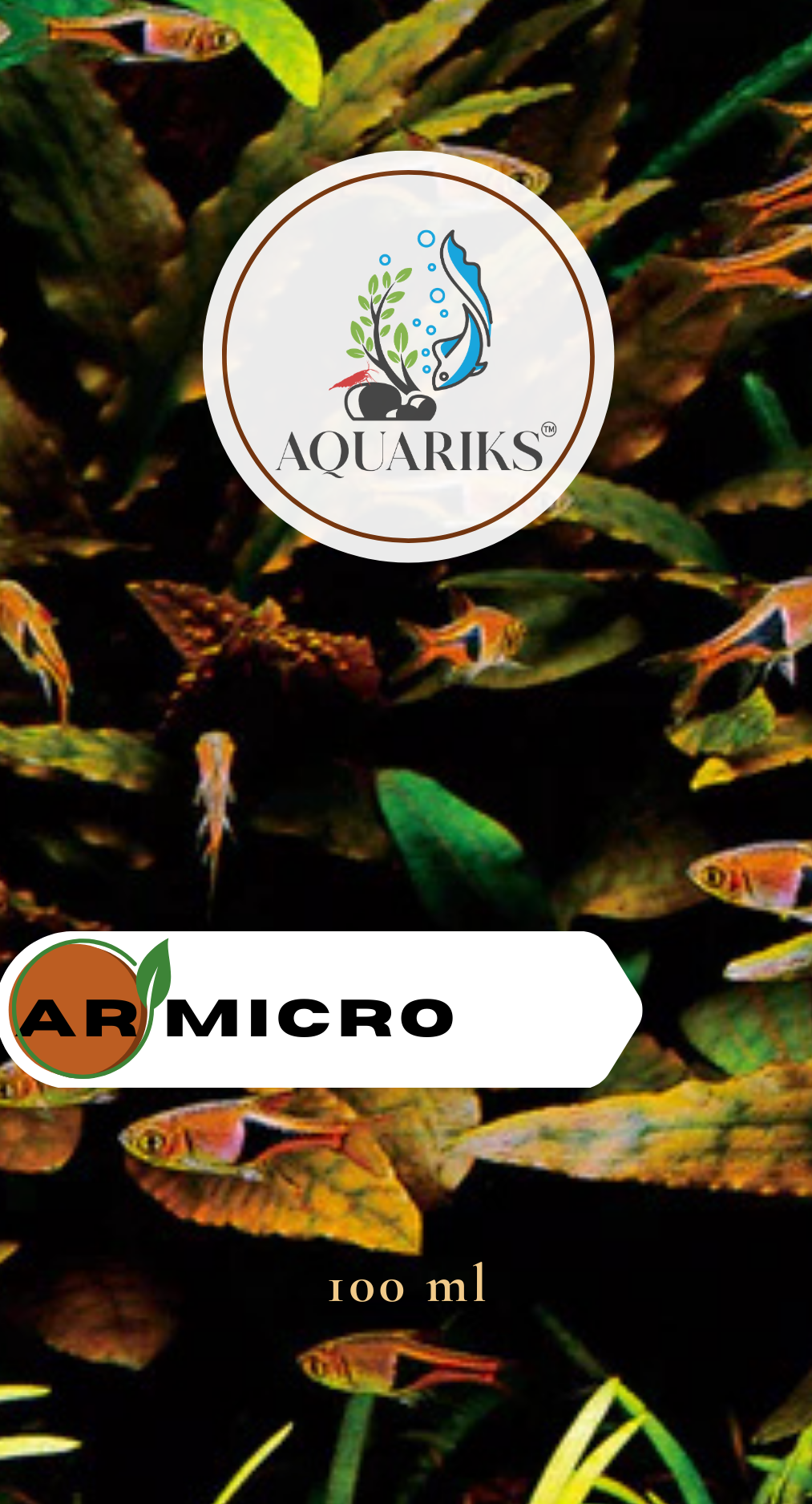 AQUARIKS AR MICRO PLANTED AQUARIUM FERTILIZER , 100ml
