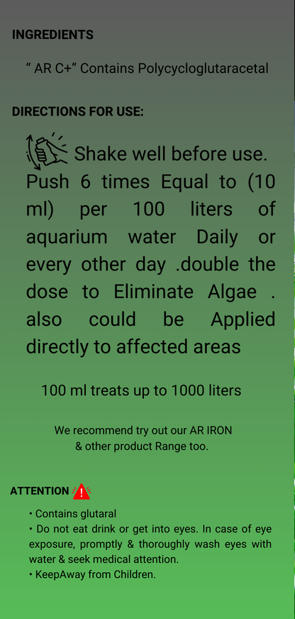 AQUARIKS AR C+ PLANTED AQUARIUM FERTILIZER , 100ml