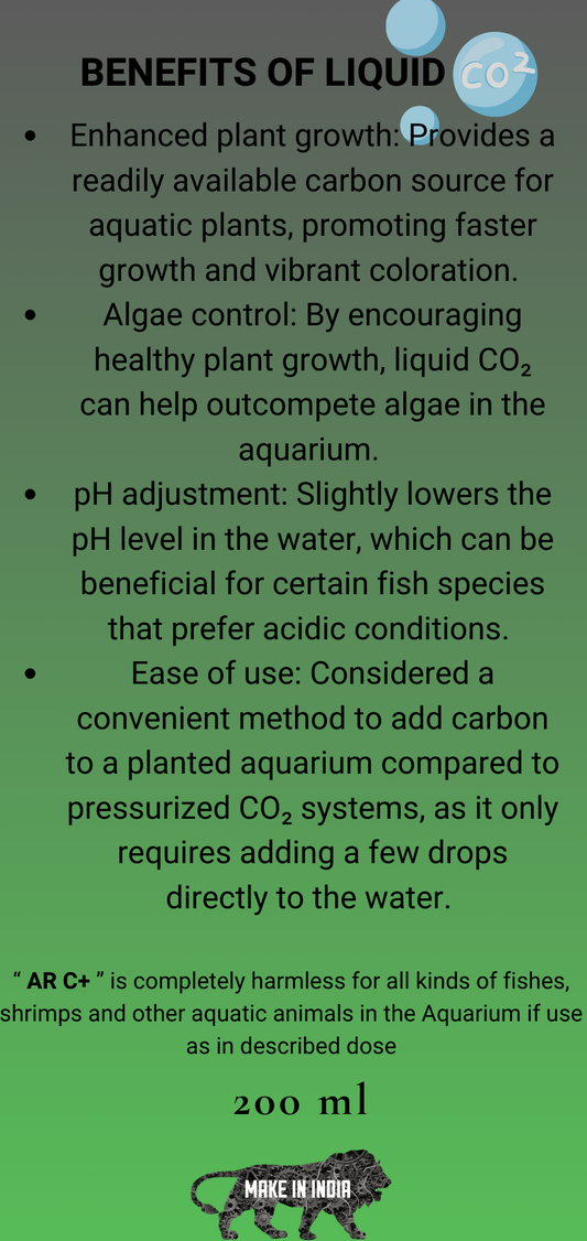 AQUARIKS AR C+ PLANTED AQUARIUM FERTILIZER , 200ml