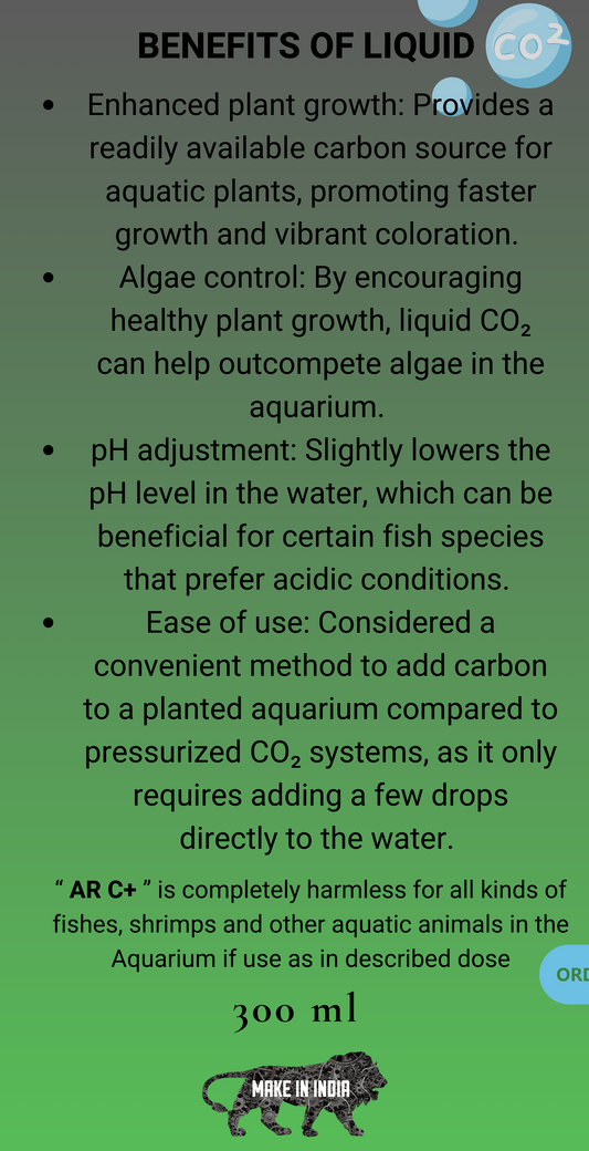 AQUARIKS AR C+ PLANTED AQUARIUM FERTILIZER , 300ml